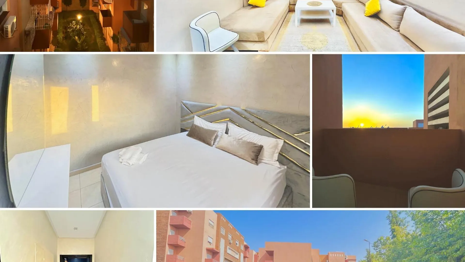 L'Escapade Paisible Au Coucher De Soleil Et Parking Marrakesh